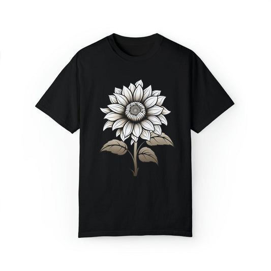 Sunflower Shirt Vintage Flower Shirt Aesthetic, Floral Graphic Tee Floral Shirt Flower T-shirt, Wild Flower Shirt Gift For Her - Giftsmojo