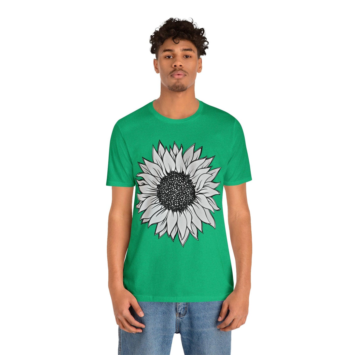 Sunflower Shirt, Floral Tee Shirt, Flower Shirt, Garden Shirt, Womens Fall Summer Shirt Sunshine Tee, Gift for Gardener, Nature love