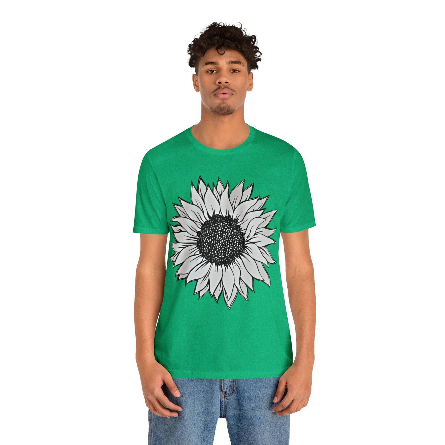Sunflower Shirt, Floral Tee Shirt, Flower Shirt, Garden Shirt, Womens Fall Summer Shirt Sunshine Tee, Gift for Gardener, Nature love - Giftsmojo