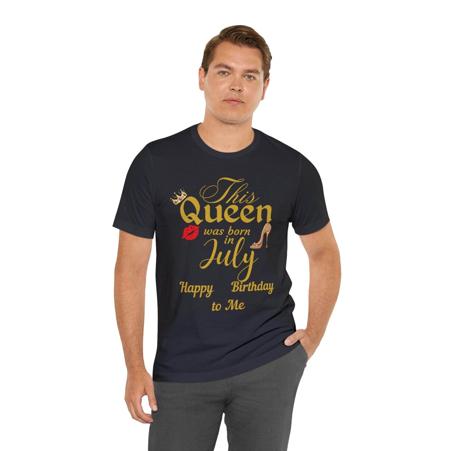 Birthday Queen Shirt, Gift for Birthday, This Queen was born in July Shirt, Funny Queen Shirt, Funny Birthday Shirt, Birthday Gift - Giftsmojo