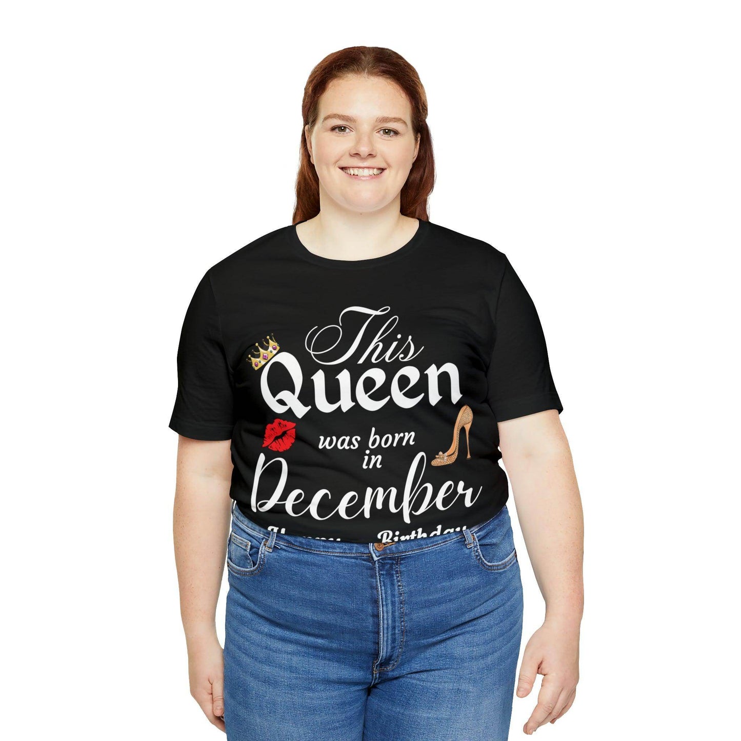 Birthday Queen Shirt, Gift for Birthday, This Queen was born in December Shirt, Funny Queen Shirt, Funny Birthday Shirt, Birthday Gift - Giftsmojo