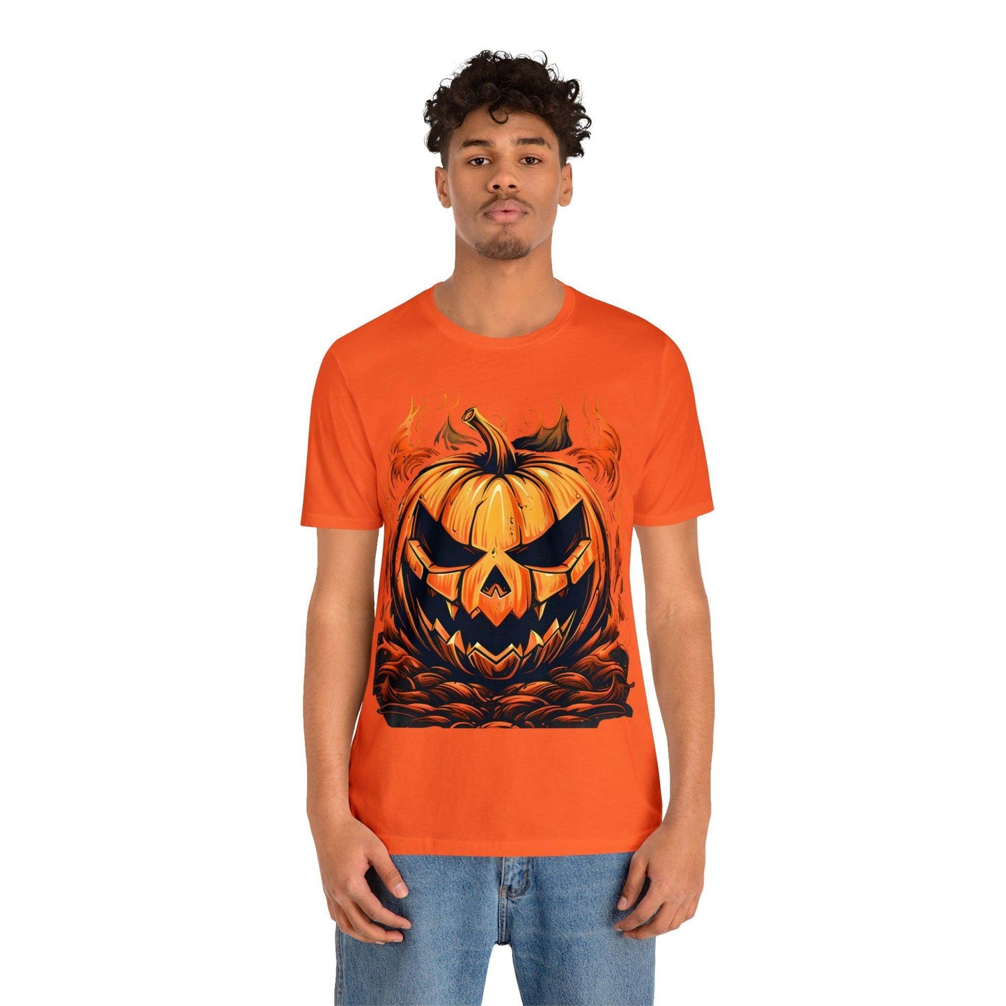 Spooky Jack O' Lantern Pumpkin Face Shirt: Eerie and Enchanting - Giftsmojo