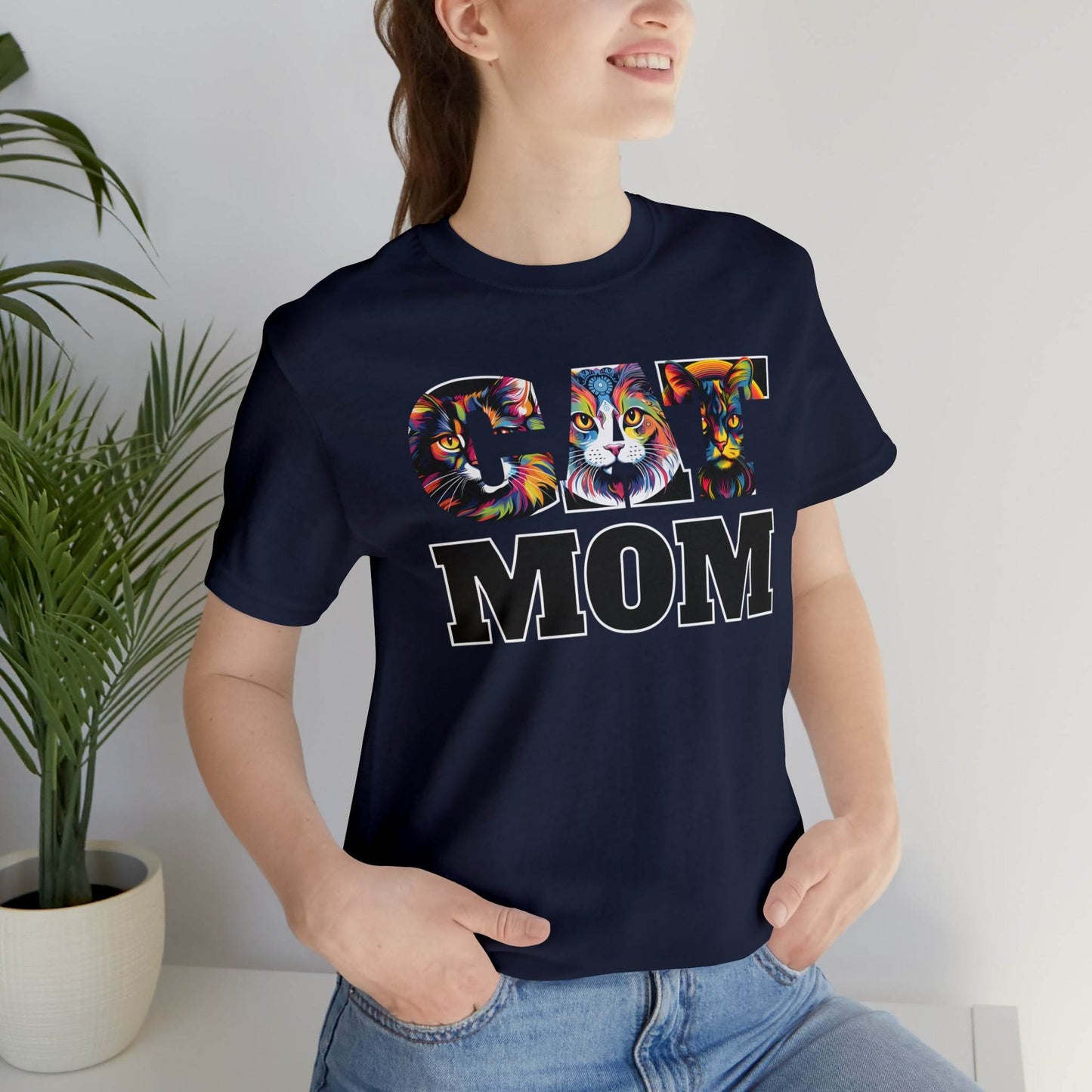 Vintage Cat Shirt Retro Cat Mom Tshirt Animal Lover Gift Cat T Shirt Cat Mom Gift Cat Lover Gift - Cat Lover Shirt Trendy Shirt for Cat Mom - Giftsmojo