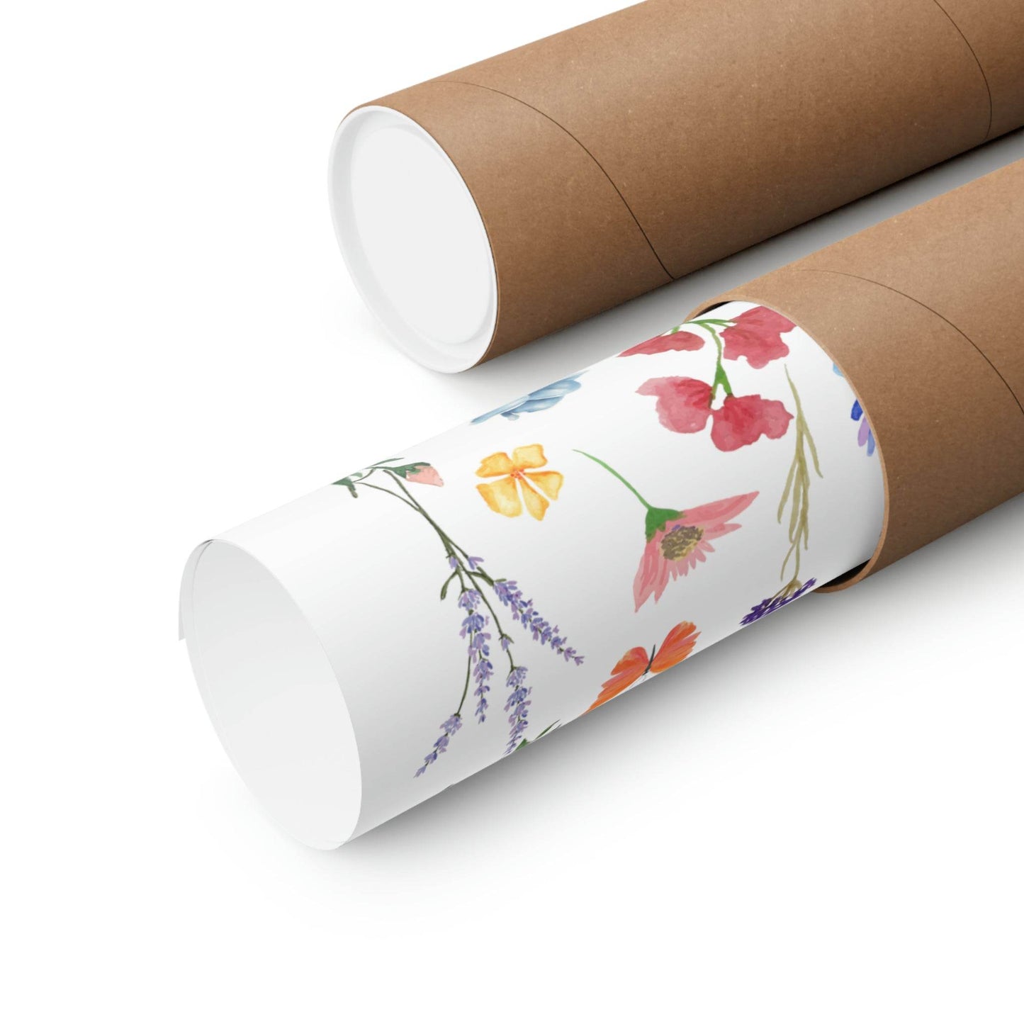 Wildflowers Watercolor Vertical Poster - Giftsmojo