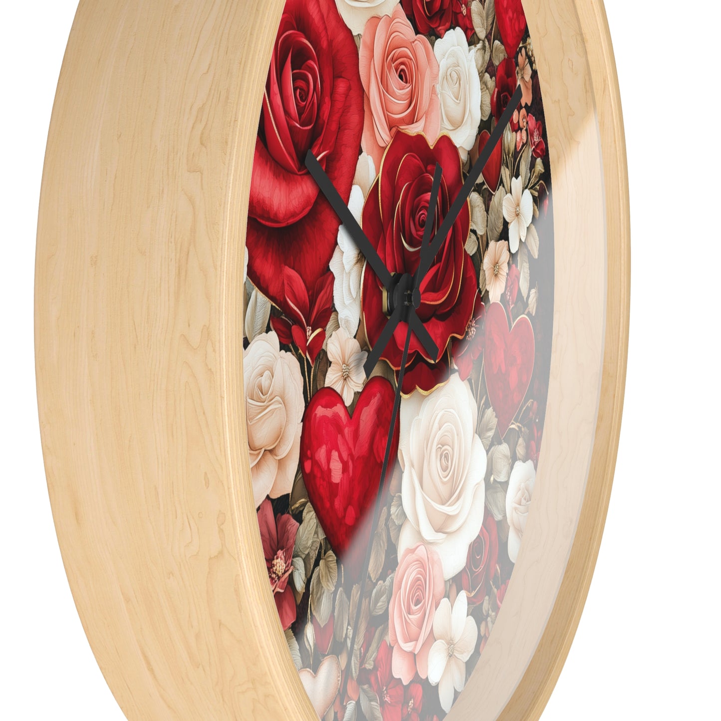 Botanical Home Decor Floral Clock Flower Wall Clock, Nature Lover Gift