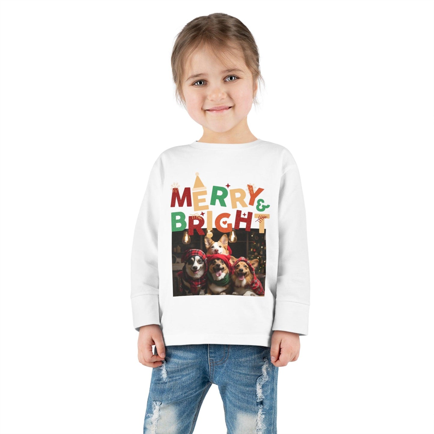 Toddler Christmas Shirt Toddler Christmas Long Sleeve Tee Kids Christmas Gift - Giftsmojo