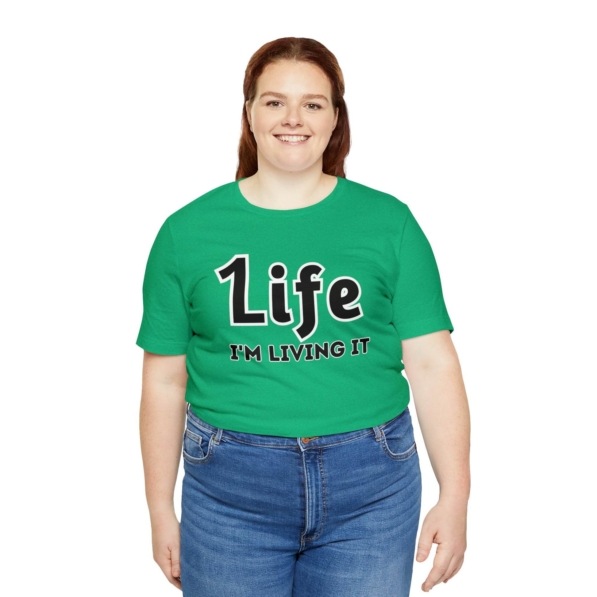 One Life I'M Living It Shirt One life Shirt 1life shirt Live Your Life You Only Have One Life To Live Shirt - Giftsmojo