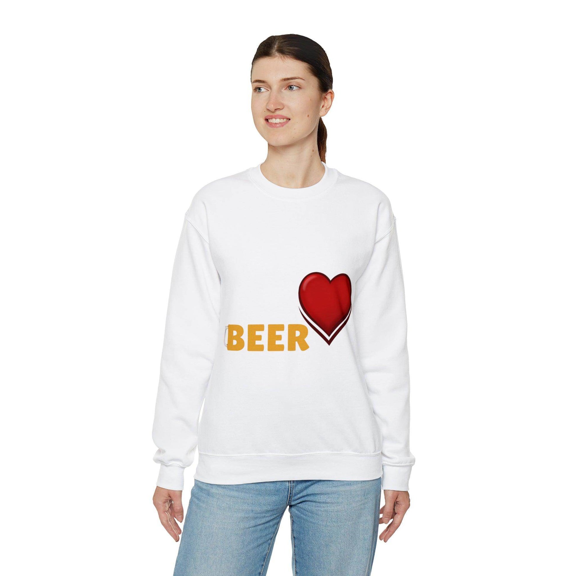 All I want for Valentine's is Beer Sweatshirt - Giftsmojo