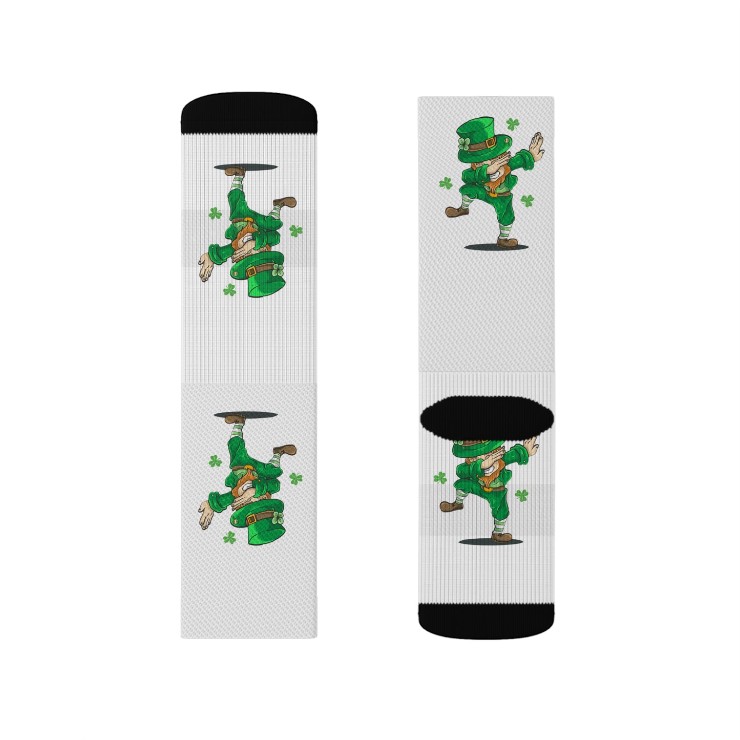 St. Patrick's Day Socks Sublimation Socks Saint Paddy Sock