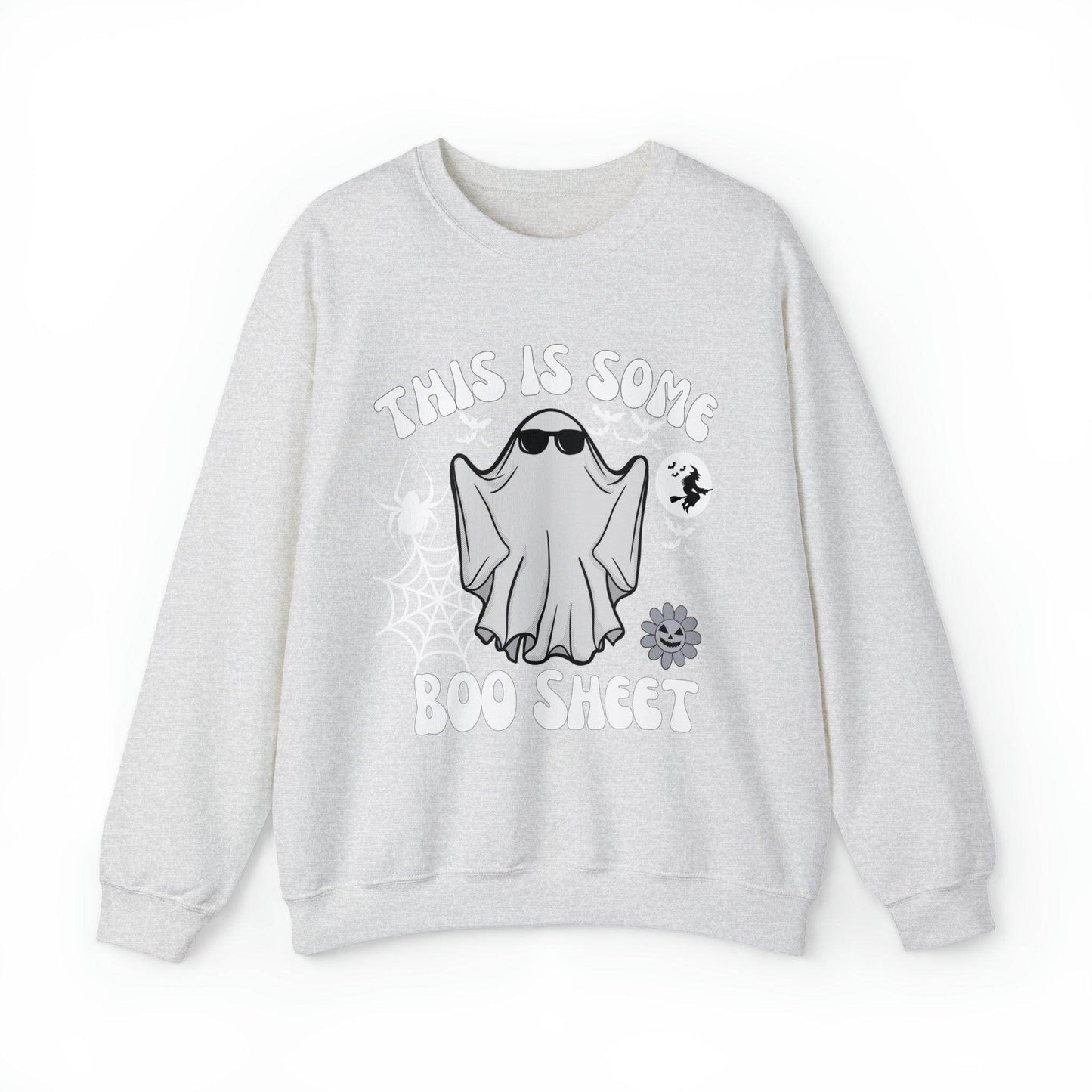 This Is Some Boo Sheet Ghost Sweatshirt Cute Ghost Sweatshirt Boo Ghost Sweatshirt Gift Shirt Funny Halloween Shirt Spooky Season Shirt - Giftsmojo