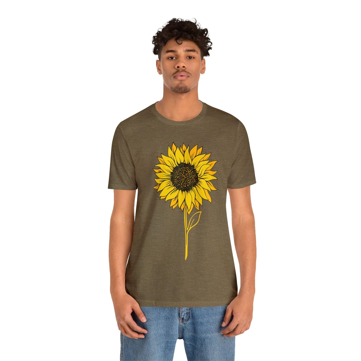 Sunflower Shirt, Floral Tee Shirt, Flower Shirt, Garden Shirt, Womens Fall Summer Shirt Sunshine Tee, Gift for Gardener, Nature love T shirt