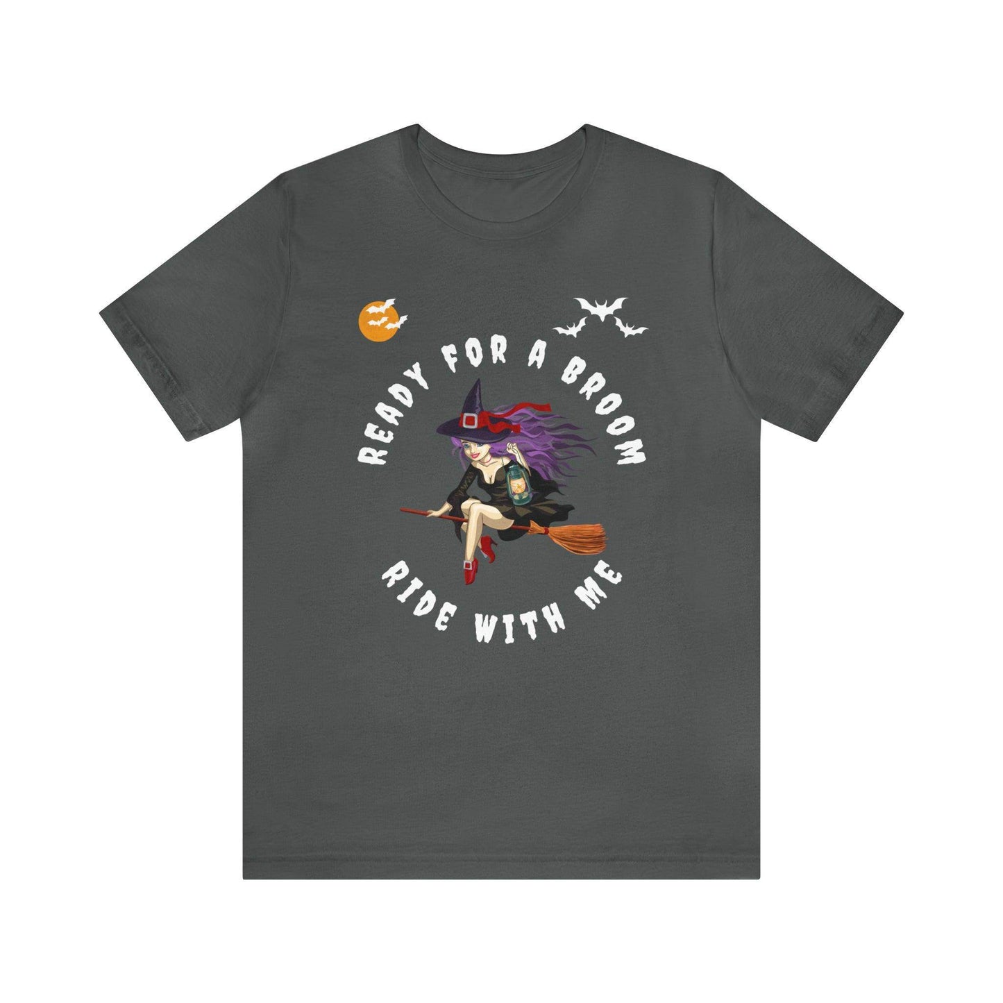 Ready for a Broom Ride with Me Halloween shirt, Witch shirt, Halloween tshirt, Halloween outfit, Work Halloween Costume - Giftsmojo