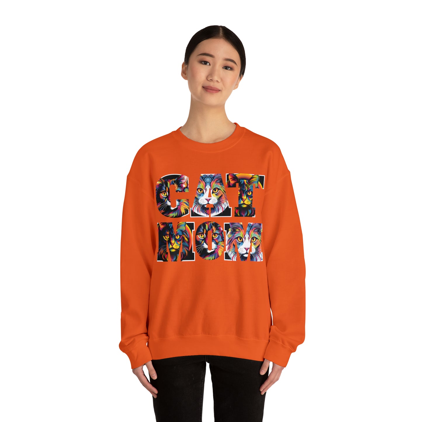 Vintage Cat Sweatshirt Cat Mom Sweatshirt Cat Crewneck Sweatshirt Cat Mom Gift Cat Lover Gift Animal Lover Cat Mama Shirt Cat Lover Sweater