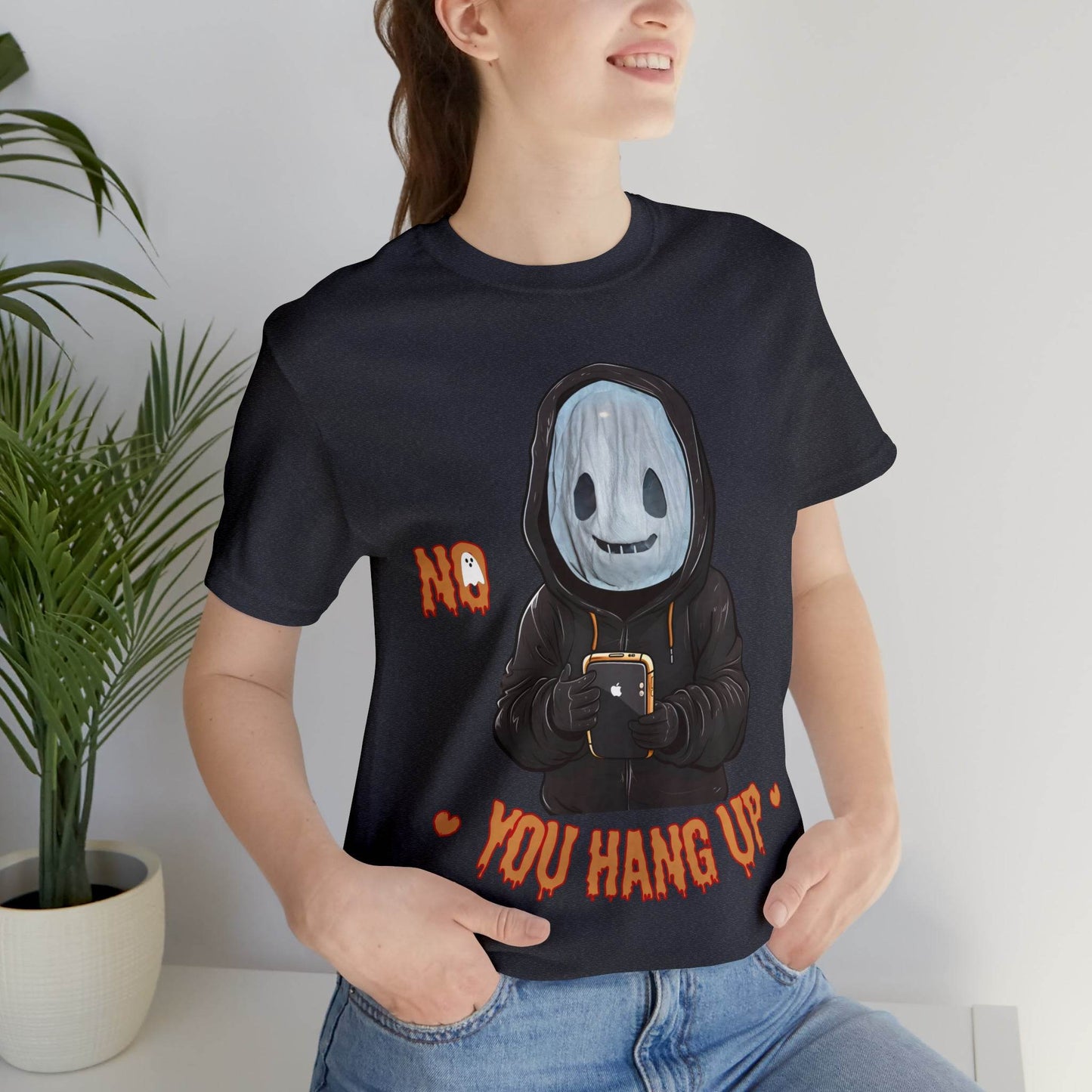 Halloween Shirt No You Hang Up Scary Halloween Costume Fall shirt Spooky Vibes Shirt - Giftsmojo