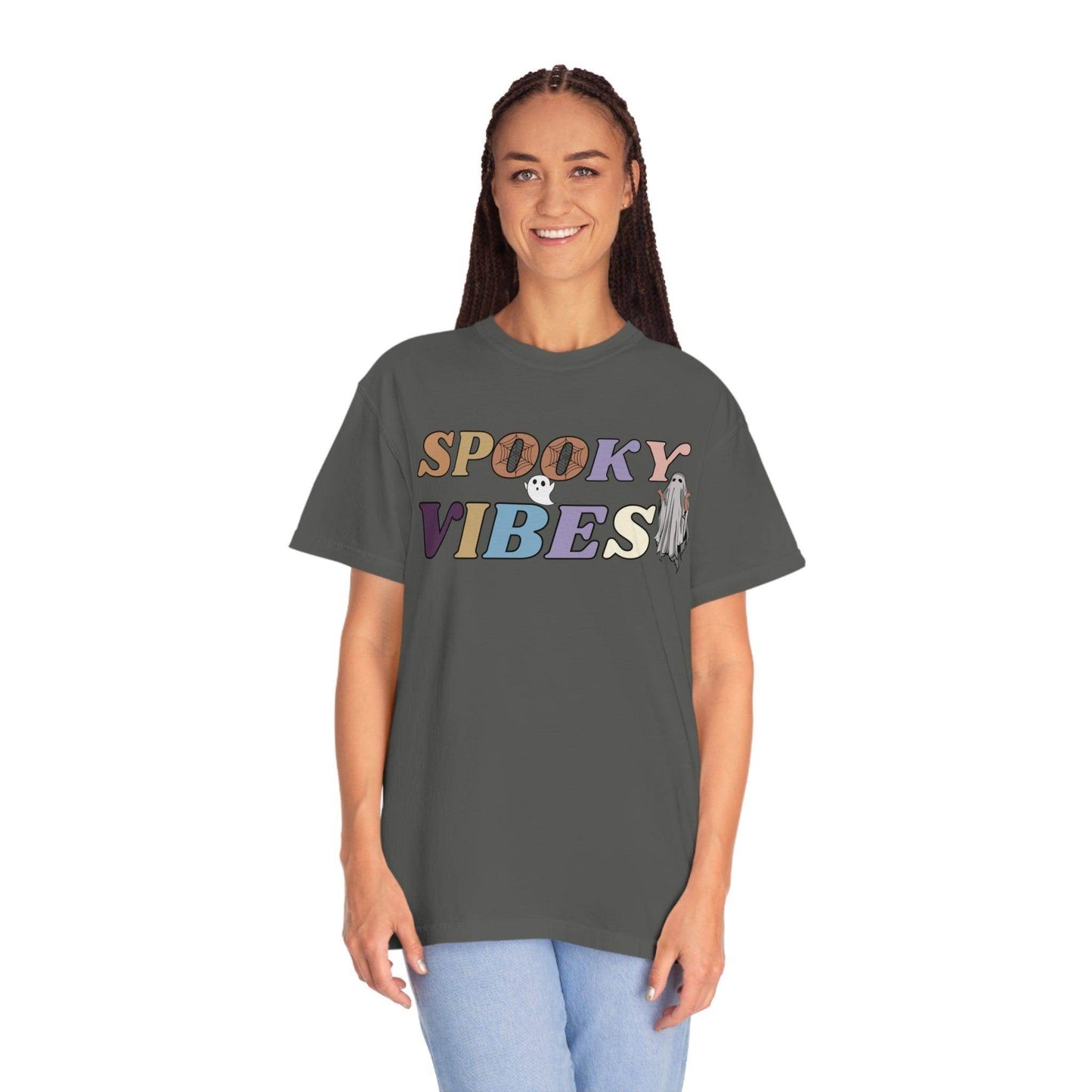 Retro Halloween Tshirt, Spooky Vibes Shirt, Vintage Shirt, Cute Halloween Shirt - Fall shirt - Giftsmojo