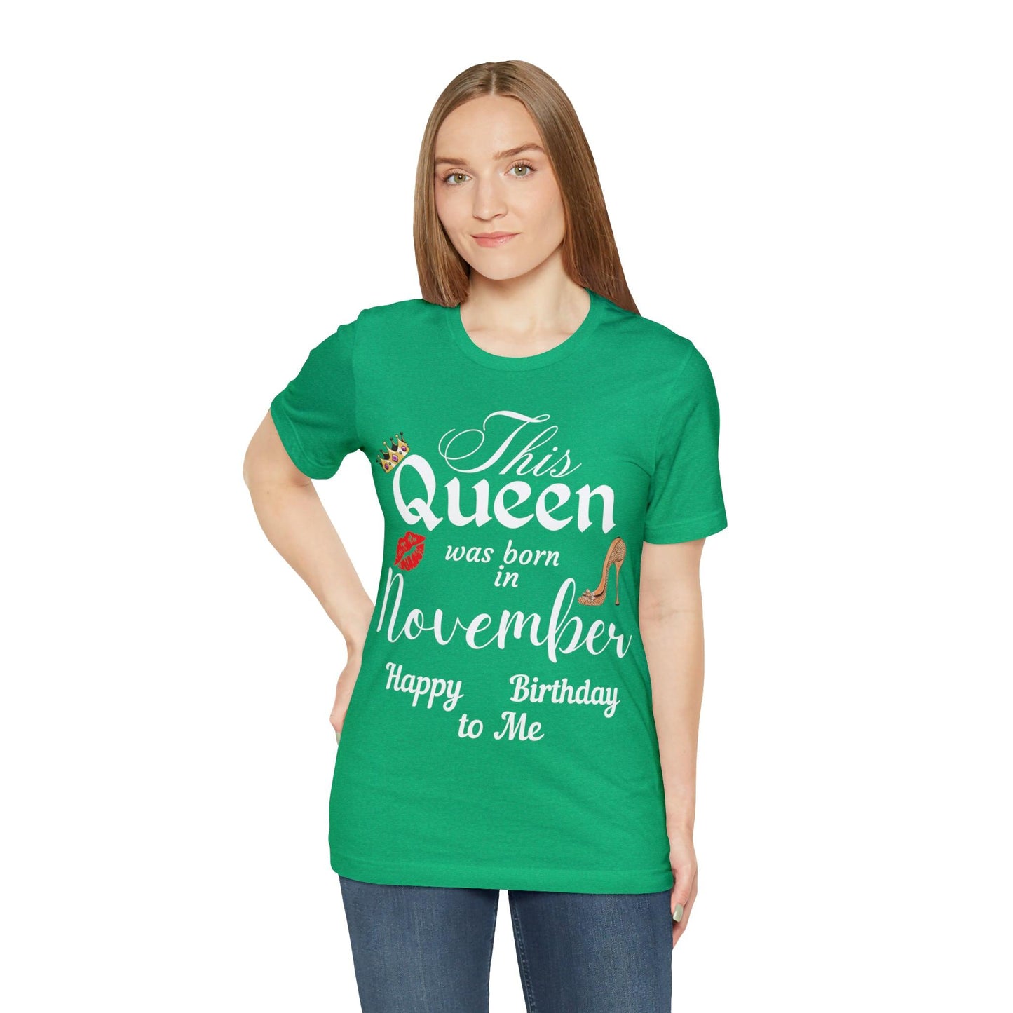 Birthday Queen Shirt, Gift for Birthday, This Queen was born in November Shirt, Funny Queen Shirt, Funny Birthday Shirt, Birthday Gift - Giftsmojo