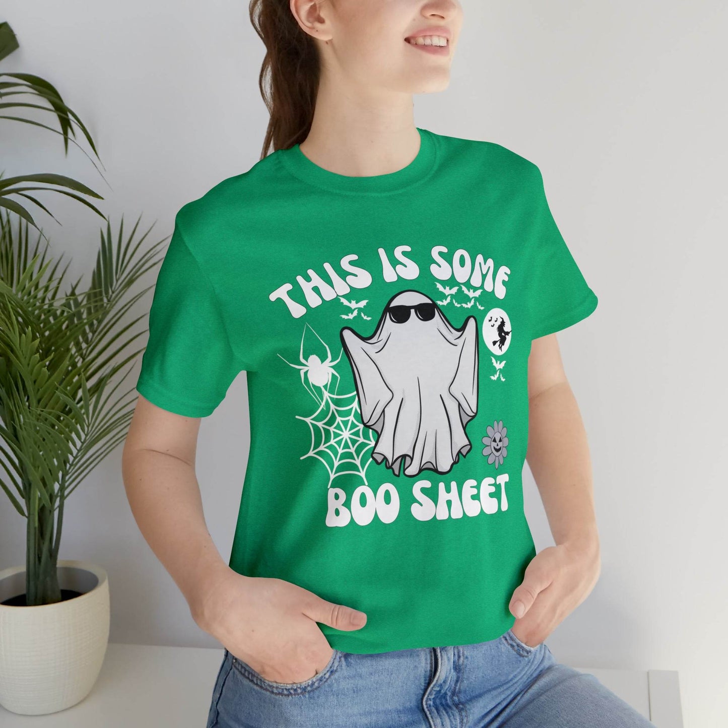 This Is Some Boo Sheet Funny Halloween Shirt Funny Halloween Costume Spooky Season Tee Funny Gift Shirt for Birthday Christmas Anniversary - Giftsmojo