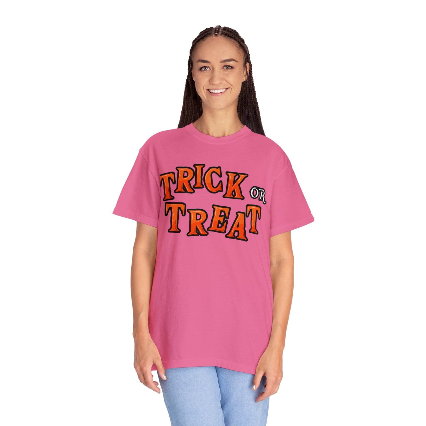 Halloween Party Outfit Trick or Treat Shirt Vintage Shirt Halloween Costume Cute Spooky Shirt, Halloween Gift Halloween T-shirt Trick or Treat Outfit - Giftsmojo