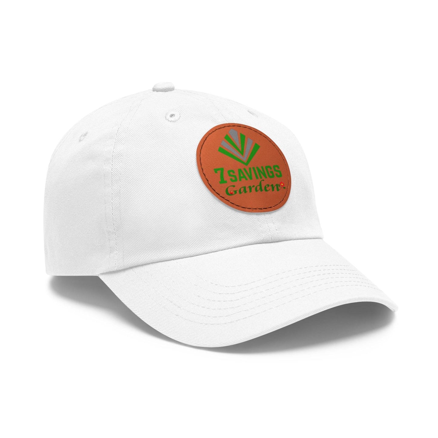 7savings Dad Hat with Leather Patch (Round) Plant lover hat - Giftsmojo