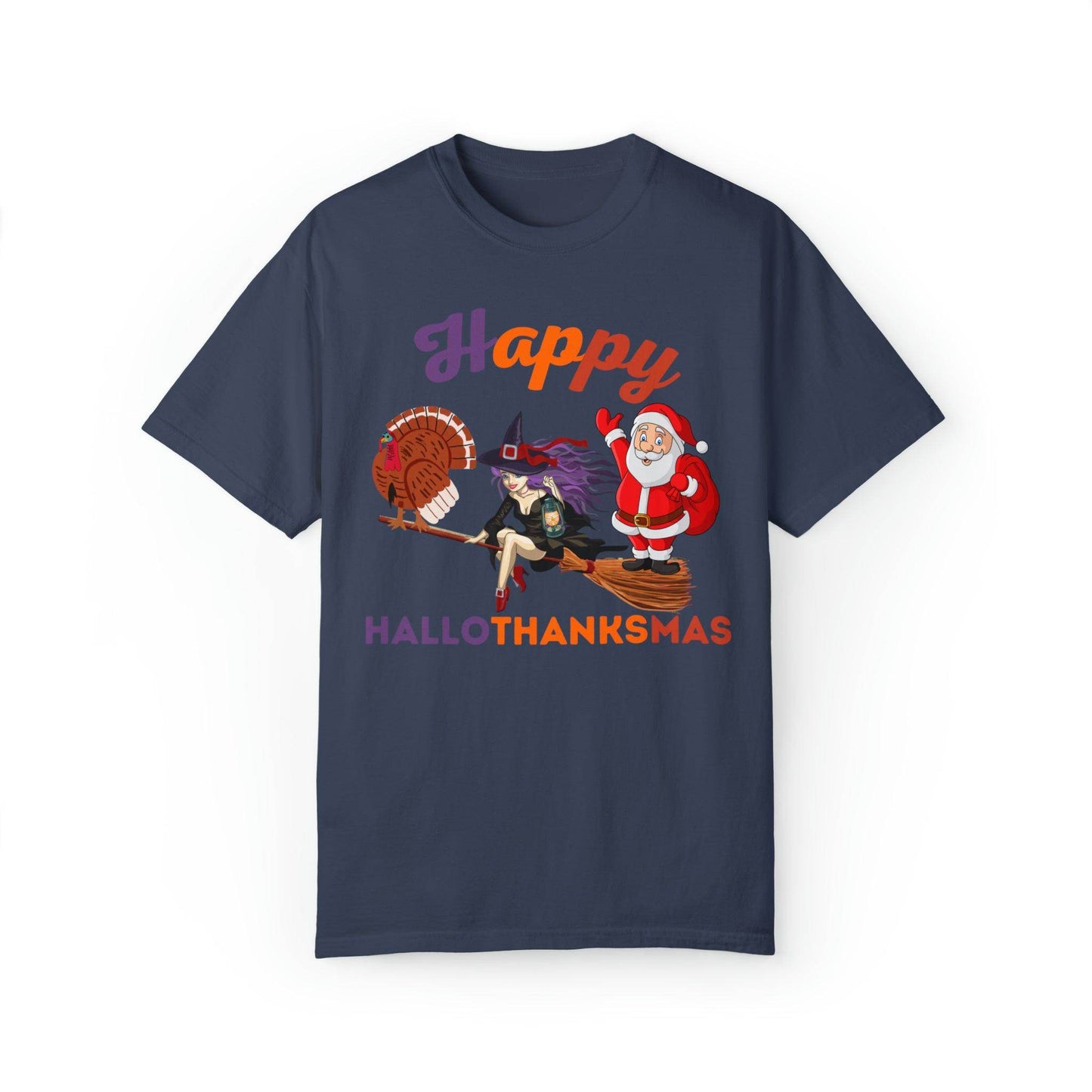 Happy HALLOTHANKSMAS Gift for Fall Halloween Thanksgiving Christmas Gift - Giftsmojo