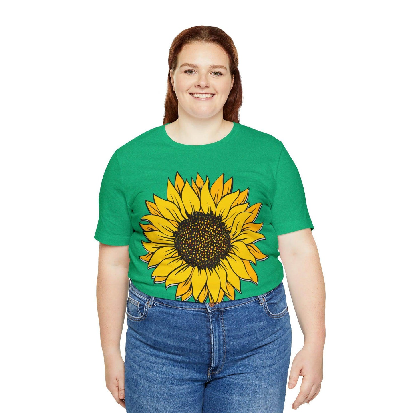 Sunflower Shirt, Floral Tee Shirt, Flower Shirt, Garden Shirt, Womens Fall Summer Shirt Sunshine Tee, Gift for Gardener, Nature lover shirt - Giftsmojo
