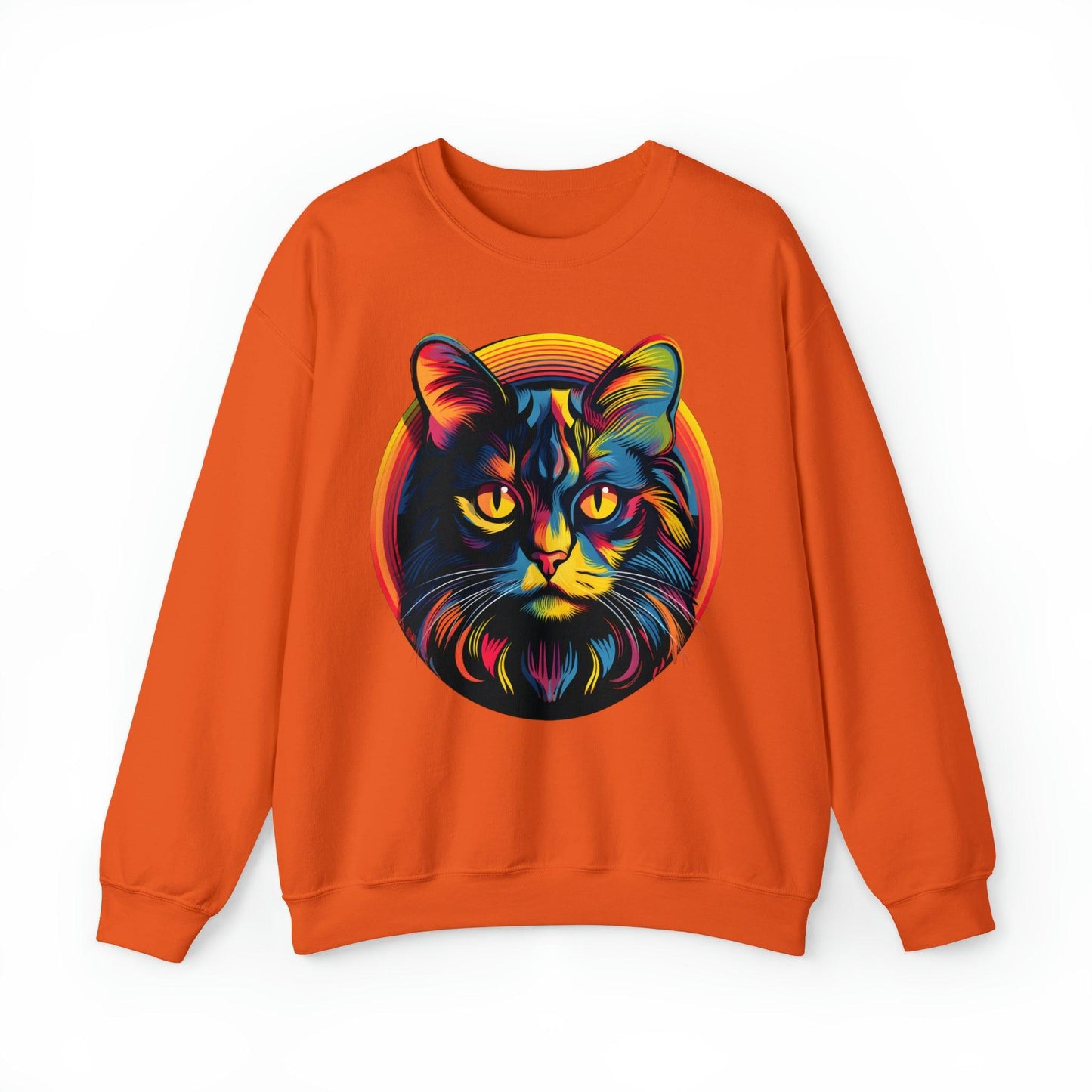 Vintage Cat Lover Sweater Retro Cat Sweatshirt Animal Lover Gift Cat Mom Gift Cat Lover Gift Cat Mom Sweatshirt Cat Crewneck Sweatshirt - Giftsmojo