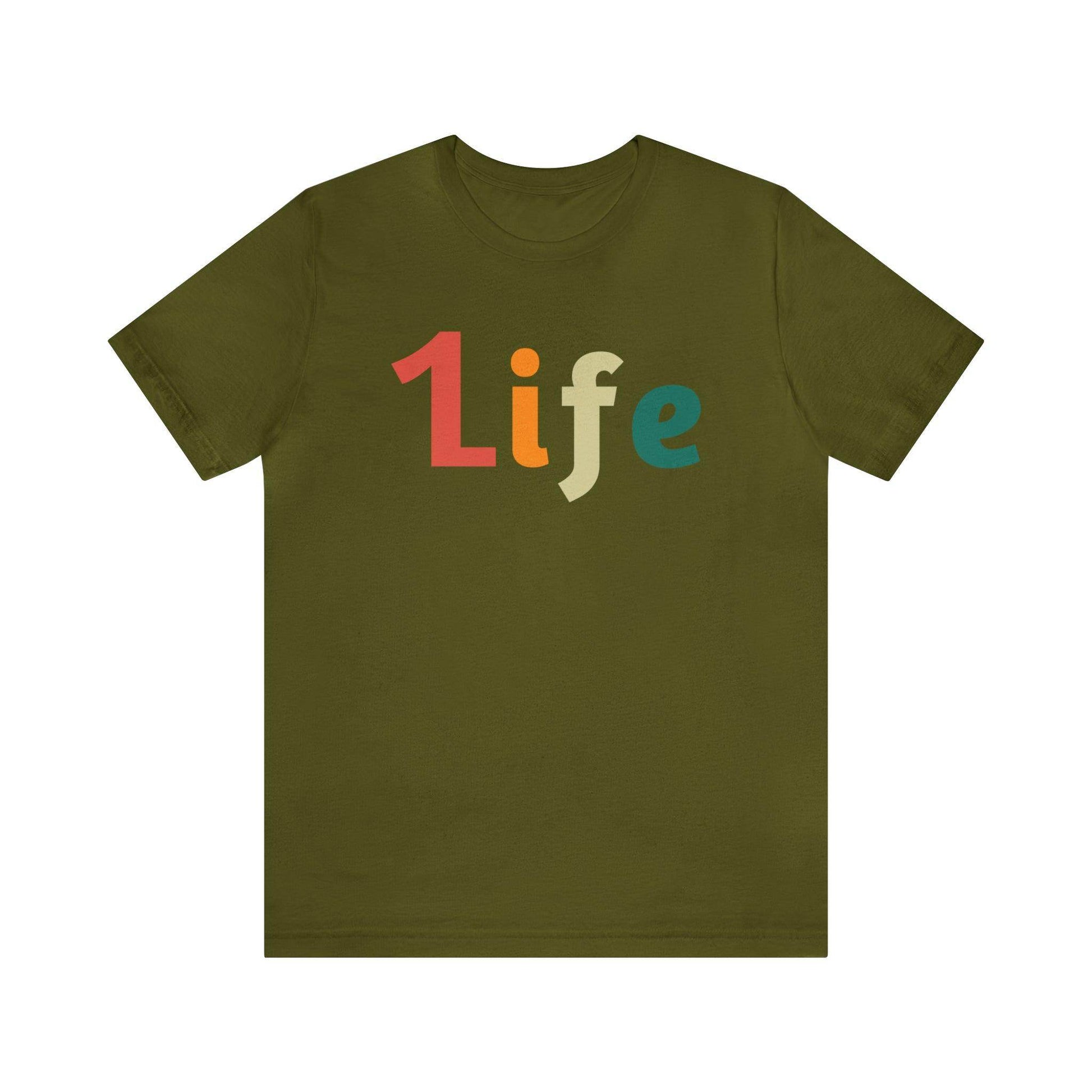 Retro One life Shirt 1life shirt Live Your Life You Only Have One Life To Live Retro Shirt - Giftsmojo