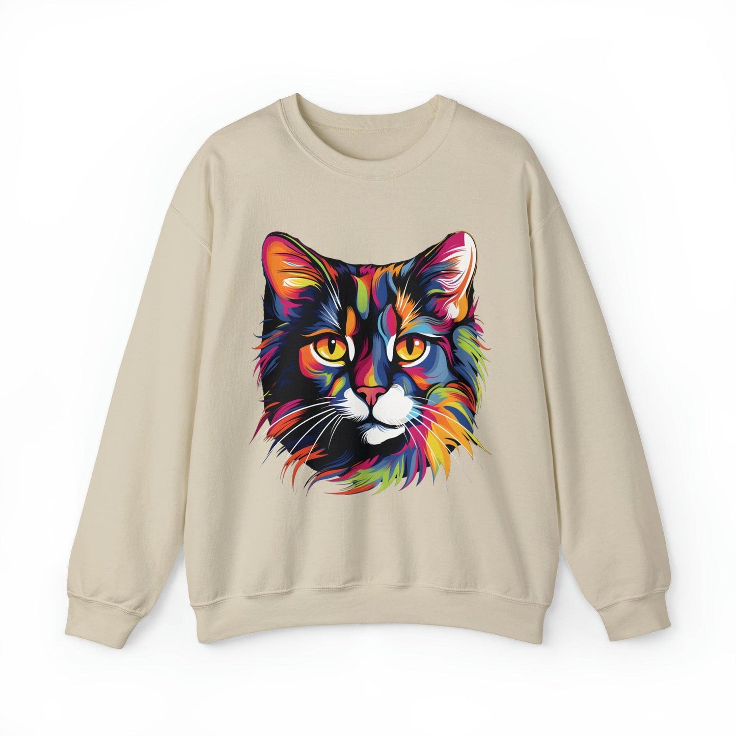 Retro Cat Lover Sweater Animal Lover Gift Cute Cat Mom Gift Cat Lover Gift Vintage Cat Mom Sweatshirt Cat Sweatshirt Cat Crewneck Sweatshirt - Giftsmojo