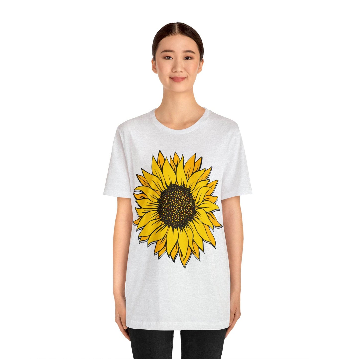 Sunflower Shirt, Floral Tee Shirt, Flower Shirt, Garden Shirt, Womens Fall Summer Shirt Sunshine Tee, Gift for Gardener, Nature lover shirt - Giftsmojo