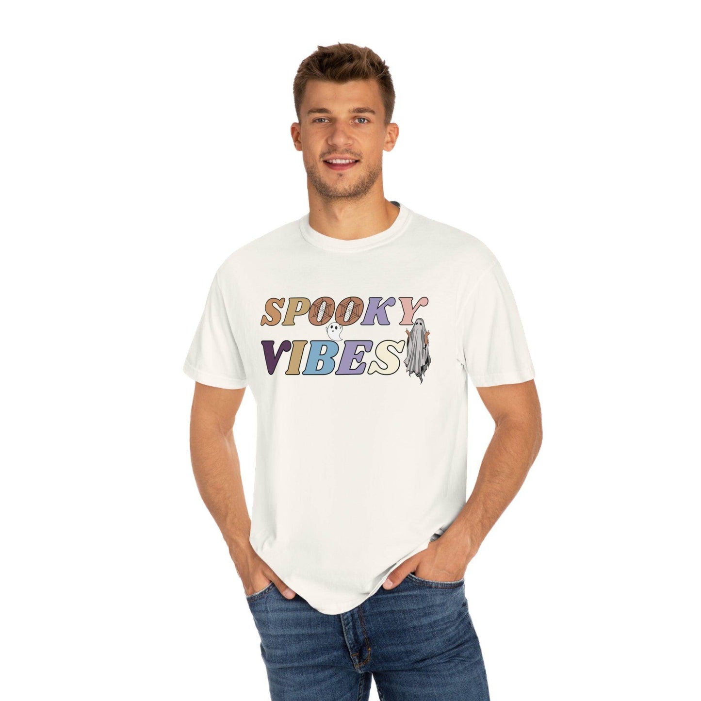 Retro Halloween Tshirt, Spooky Vibes Shirt, Vintage Shirt, Cute Halloween Shirt - Fall shirt - Giftsmojo