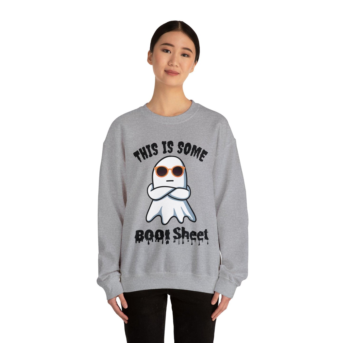 This Is Some Boo Sheet Funny HalloweenSweatshirt Funny Halloween Costume Spooky Season Tee Boo Ghost Sweatshirt Gift for Birthday Christmas