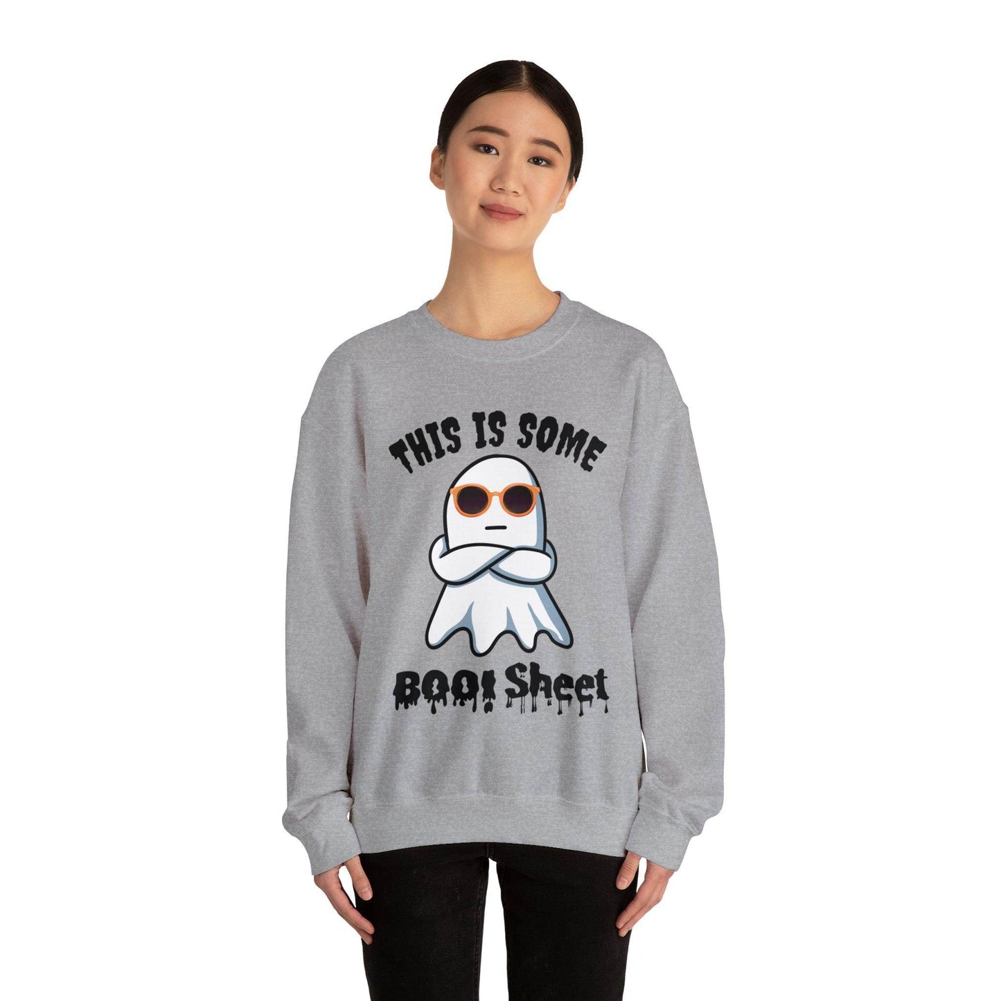 This Is Some Boo Sheet Funny HalloweenSweatshirt Funny Halloween Costume Spooky Season Tee Boo Ghost Sweatshirt Gift for Birthday Christmas - Giftsmojo