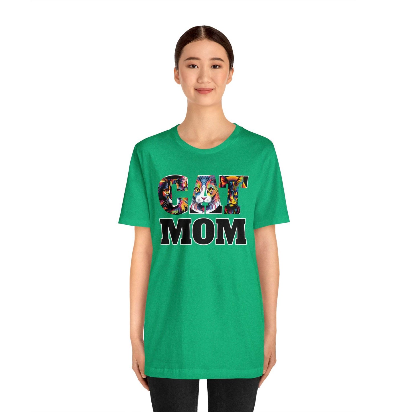 Vintage Cat Shirt Retro Cat Mom Tshirt Animal Lover Gift Cat T Shirt Cat Mom Gift Cat Lover Gift - Cat Lover Shirt Trendy Shirt for Cat Mom - Giftsmojo