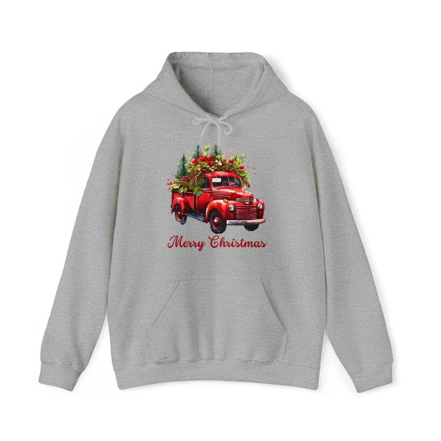 Christmas Tree Truck Shirt Christmas Hooded Sweatshirt Christmas Truck Sweatshirt Christmas Sweater Truck Pullover Christmas Tree Pullover - Giftsmojo