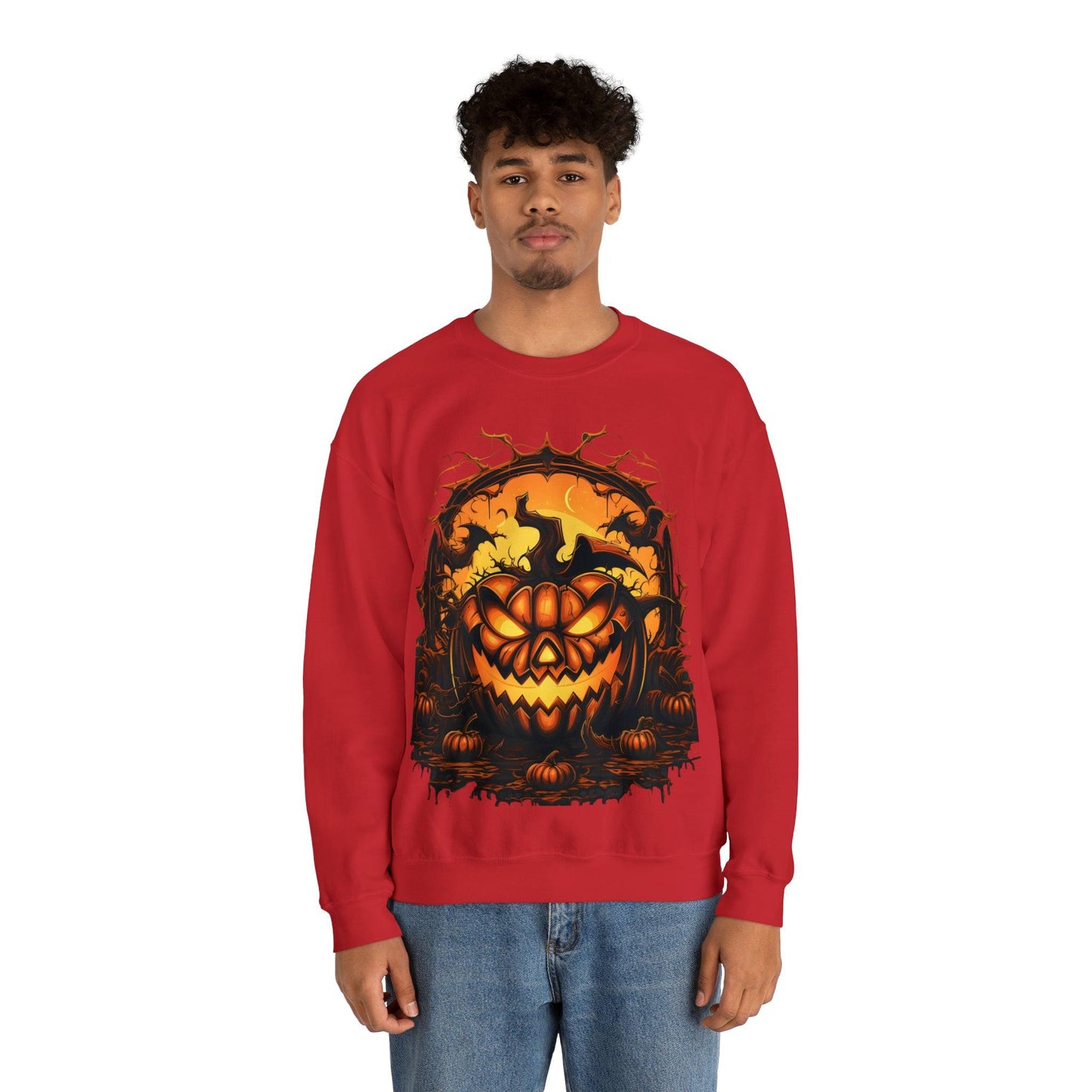Scary Halloween Pumpkin Face Ghost Costume: Transform into a Spooky Specter - Giftsmojo