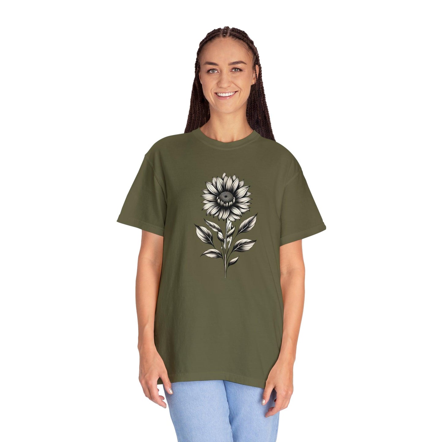 Sunflower Shirt Flower Shirt Aesthetic, Floral Graphic Tee Floral Shirt Flower T-shirt, Wild Flower Shirt Gift For Her Wildflower T-shirt