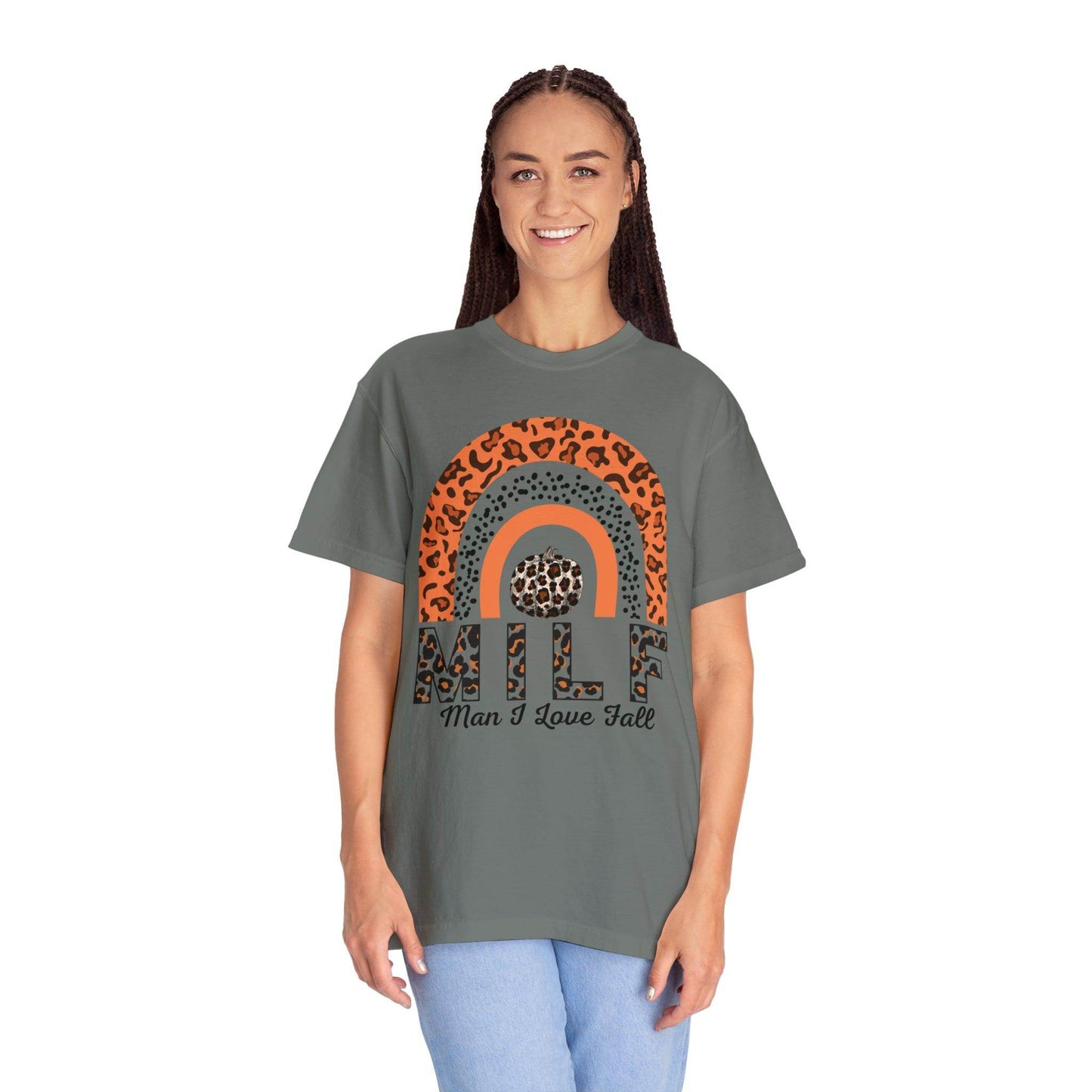 Man I love Fall Gift for Fall Funny fall shirts gift Pumpkin comfort colors shirt - Giftsmojo