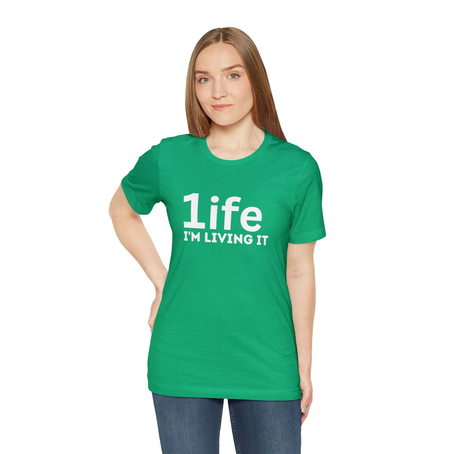 One Life I'M Living It Shirt One life Shirt 1life shirt Live Your Life You Only Have One Life To Live Shirt - Giftsmojo