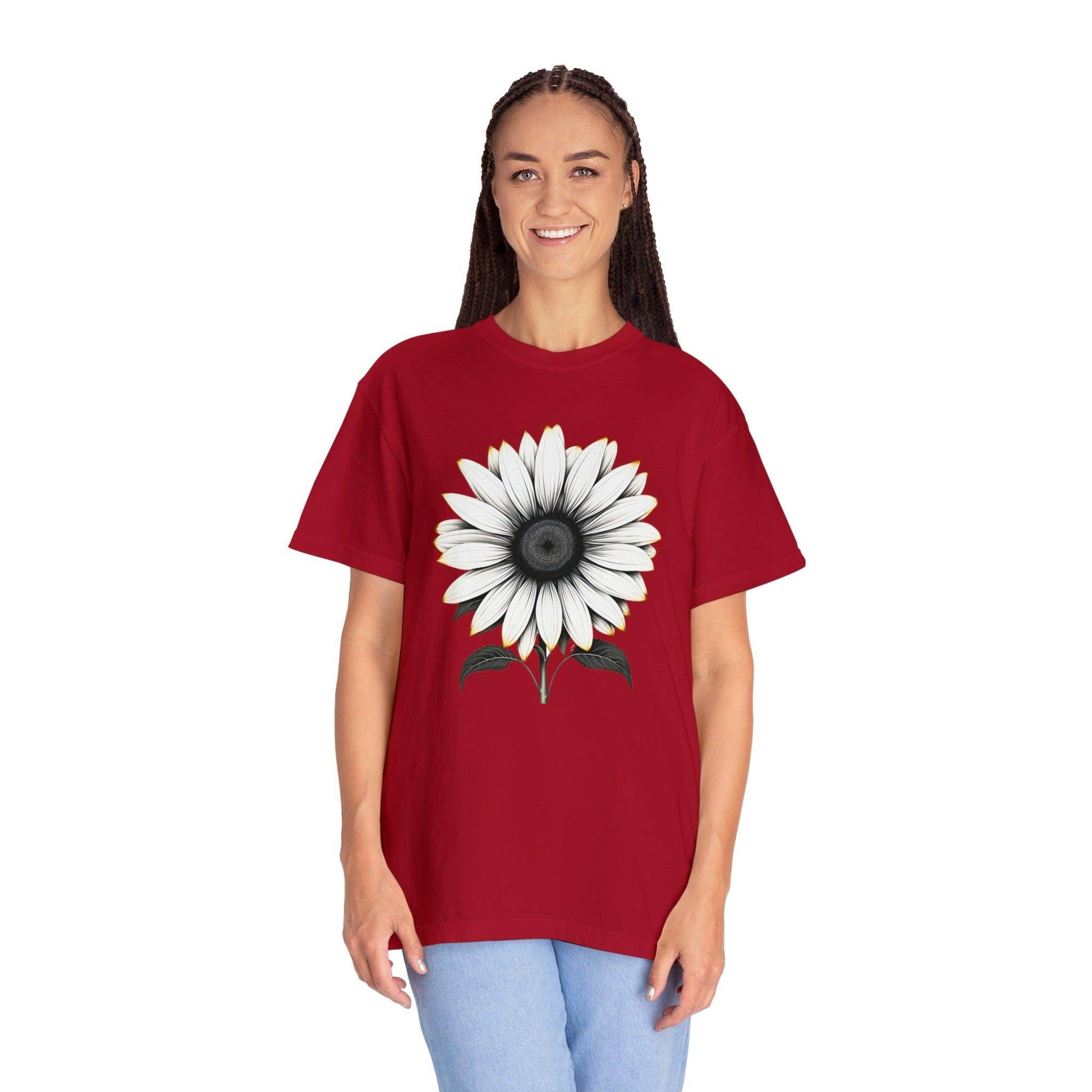 Sunflower Shirt Flower Shirt Aesthetic, Floral Graphic Tee Floral Shirt Flower T-shirt, Wild Flower Shirt Gift For Her Wildflower T-shirt - Giftsmojo