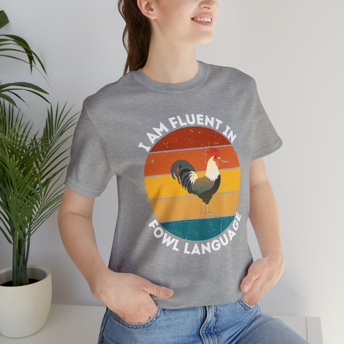 Funny Chicken Owner Gift, Farming Shirt for Farm Lover Shirt, Gift For Chicken Lover gift, Farmer Gift Shirt Chicken Tee Fowl Language shirt