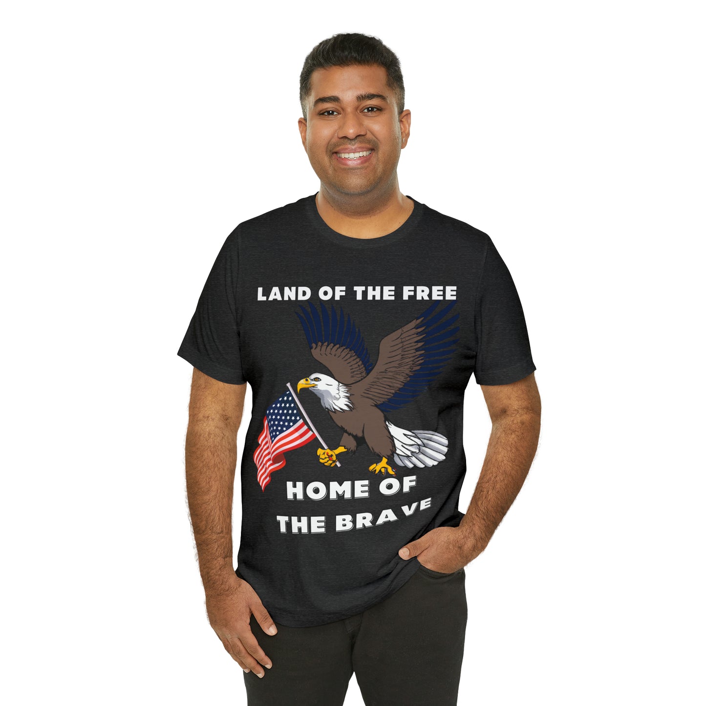 Celebrate Independence Day with Patriotic Shirts: Land of the free, Home of the Brave Shirt for Women and Men