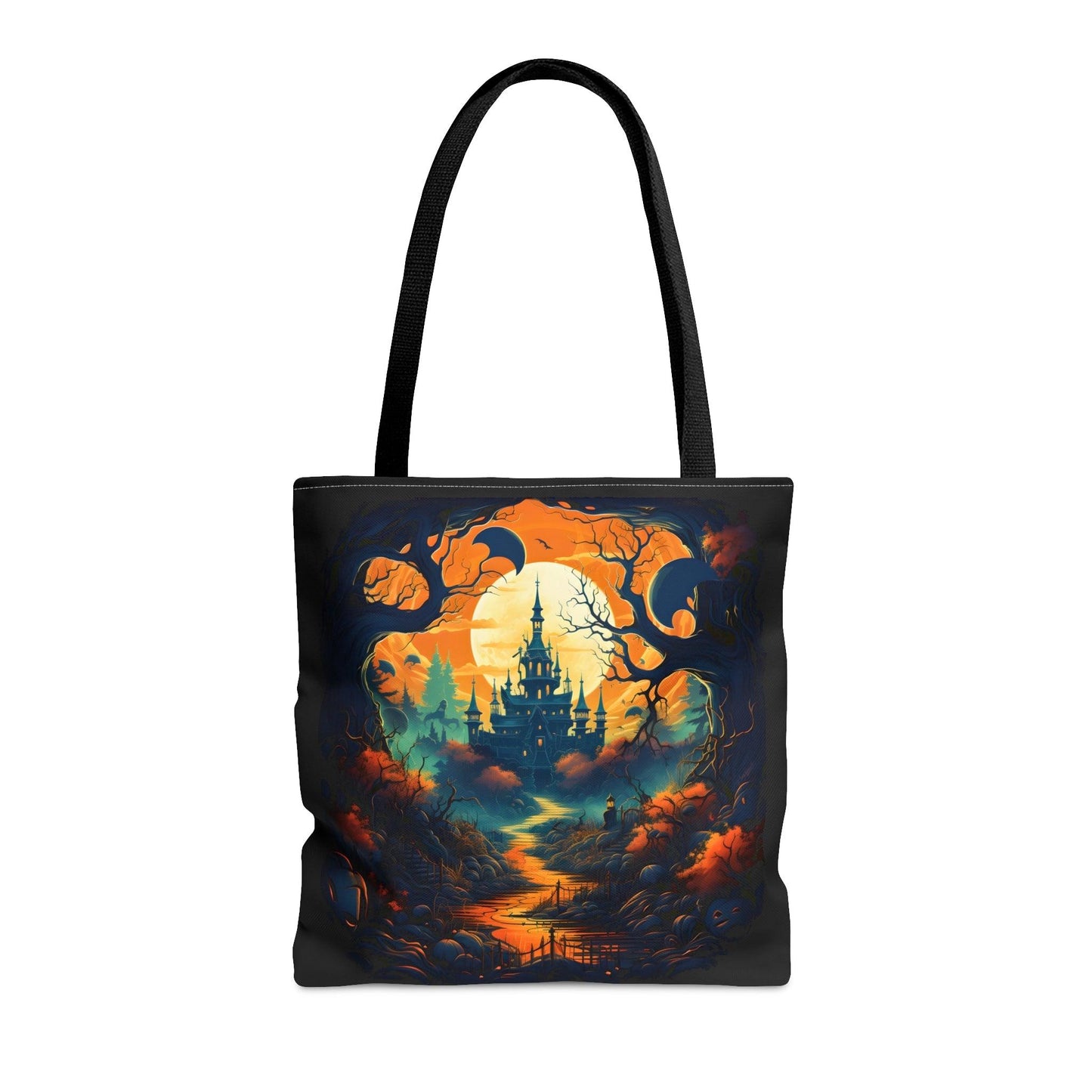 Happy Halloween Bag Trick or Treat Bag Love Fall Pumpkin Tote Bag Cute Market Bag - Aesthetic Bag, Fall Tote Bag, Mom Bag Canvas Bag