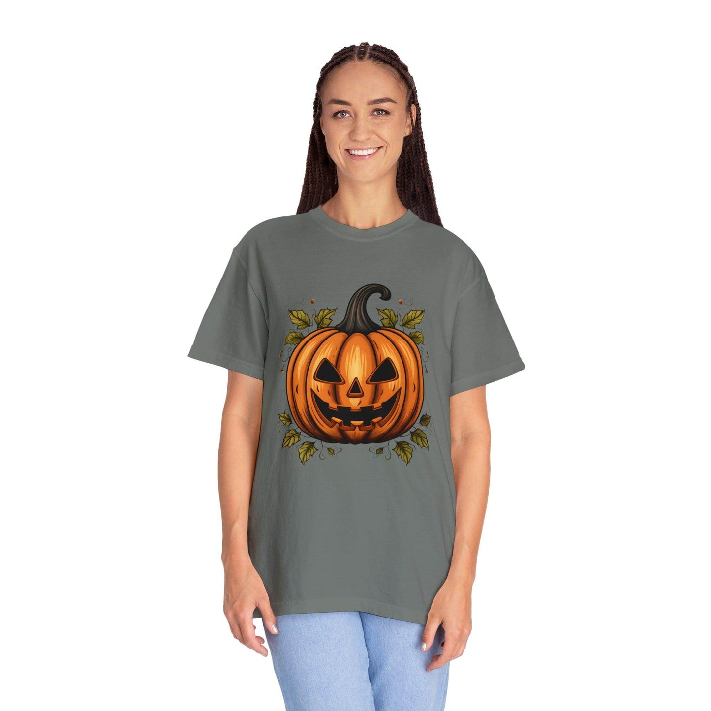 Scary Pumpkin Shirt, Halloween Shirt, Halloween Costume Pumpkin Costume Laughing Pumpkin Tee Fall tshirt Fall Shirt Halloween Gift - Giftsmojo
