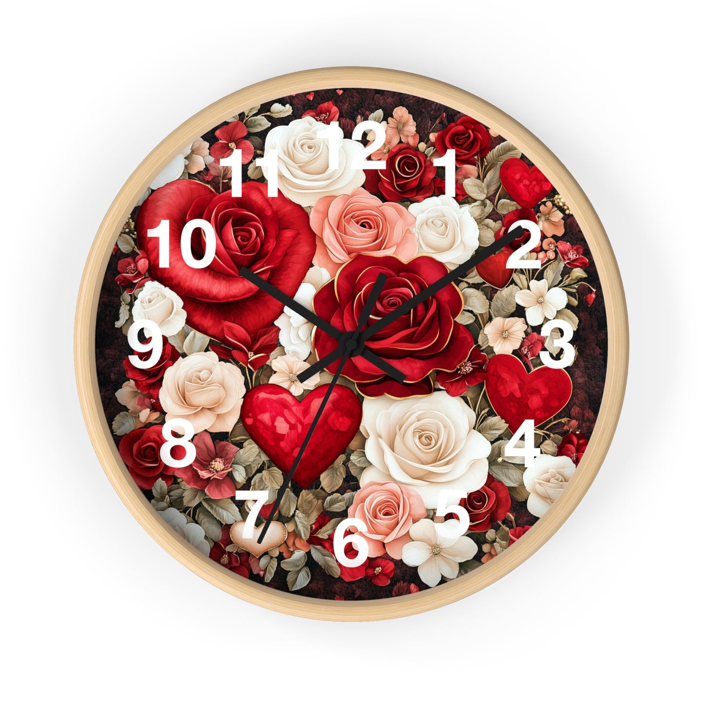 Flower Wall Clock - Botanic Home Decor