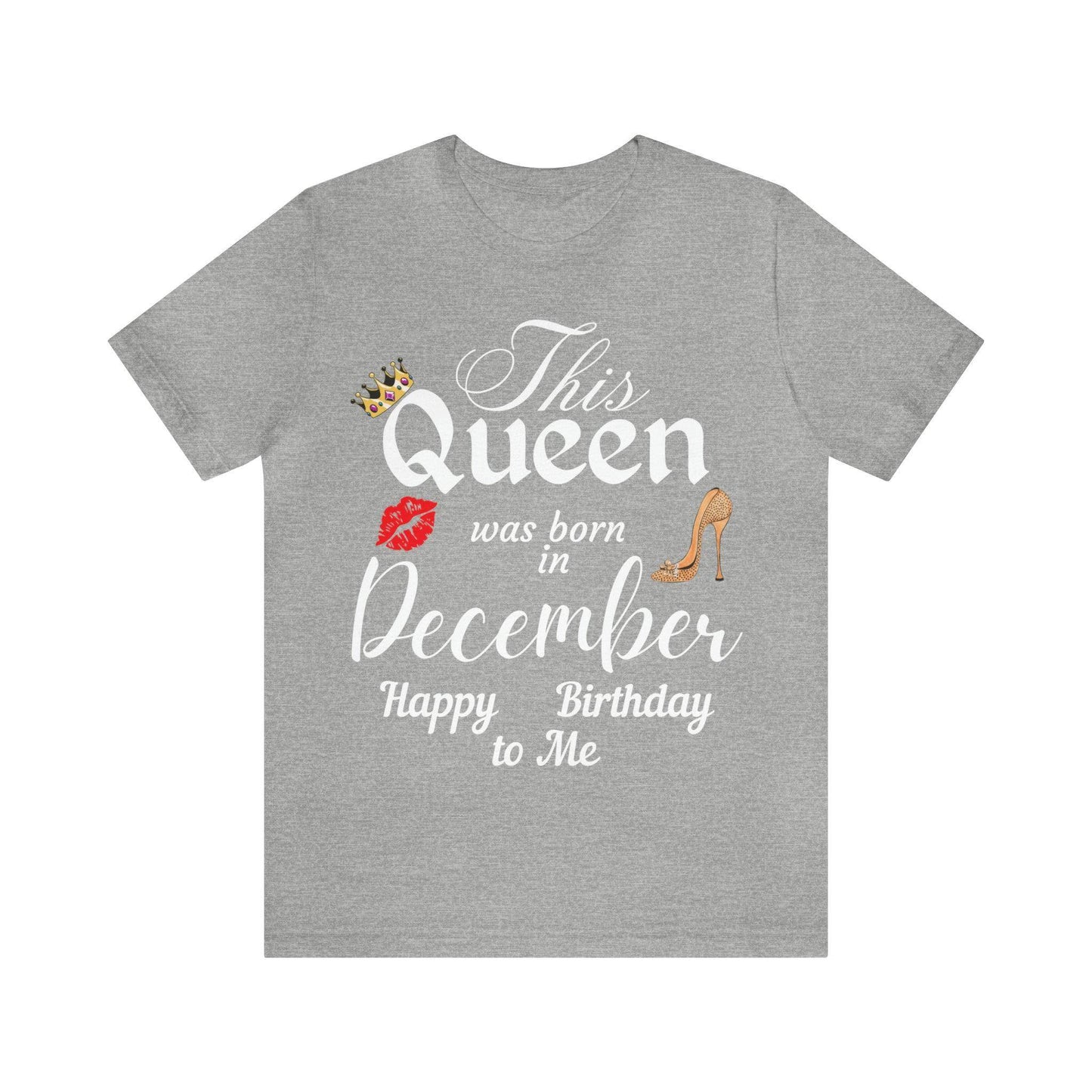 Birthday Queen Shirt, Gift for Birthday, This Queen was born in December Shirt, Funny Queen Shirt, Funny Birthday Shirt, Birthday Gift - Giftsmojo