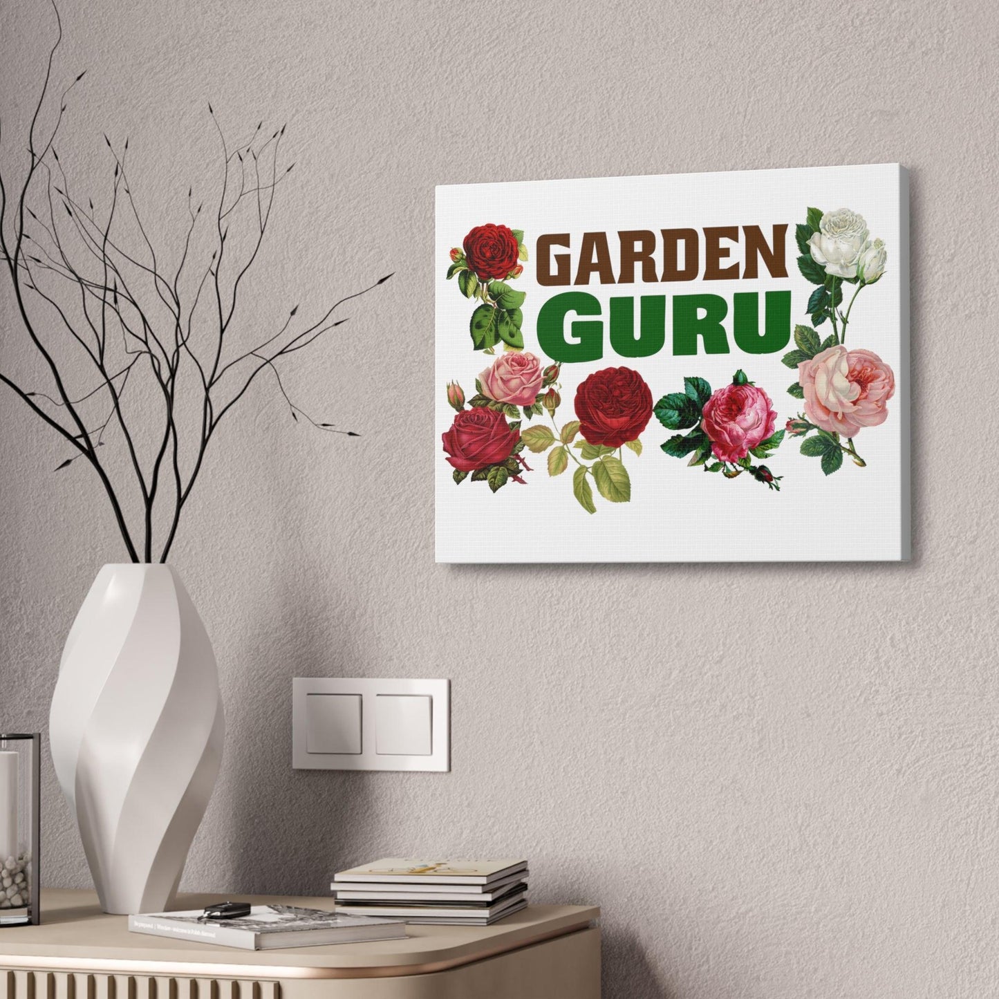 Garden Guru Garden Guru wall art - gift for garden lovers - plant lover gift nature lovers flower wall art
