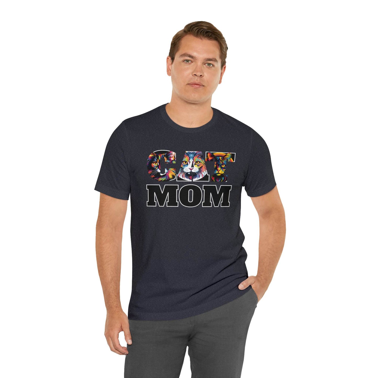 Vintage Cat Shirt Retro Cat Mom Tshirt Animal Lover Gift Cat T Shirt Cat Mom Gift Cat Lover Gift - Cat Lover Shirt Trendy Shirt for Cat Mom - Giftsmojo