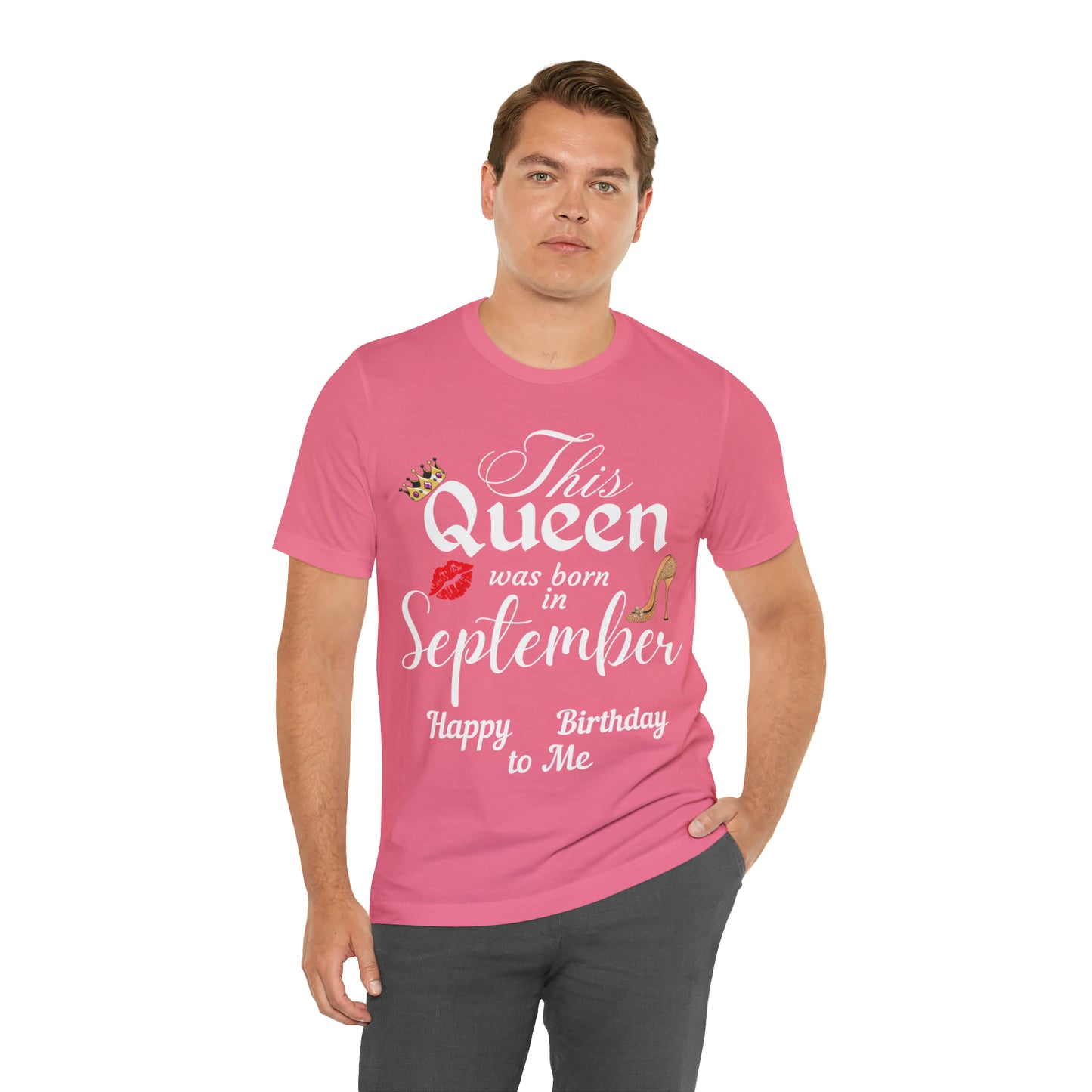 Birthday Queen Shirt, Gift for Birthday, This Queen was born in September Shirt, Funny Queen Shirt, Funny Birthday Shirt, Birthday Gift