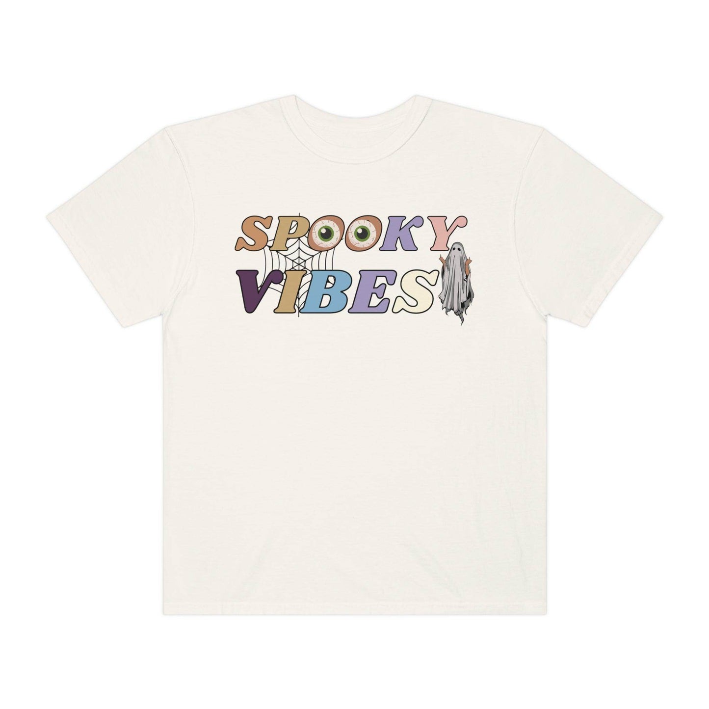 Cute Fall Shirt - Retro Halloween Tshirt, Spooky Vibes Shirt, Vintage Shirt Halloween Shirt - Giftsmojo