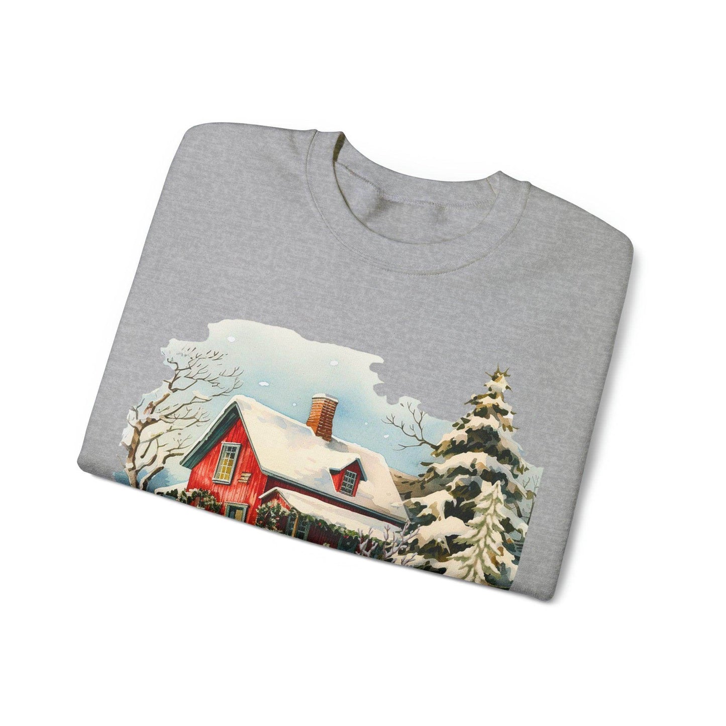 Small Town Christmas Sweatshirt Christmas on The Farm Sweatshirt Mooey Christmas Farm Sweatshirt Christmas Sweater Trendy Christmas Shirt Farmers - Giftsmojo